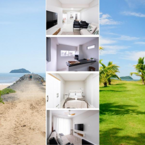 Apto a 100m da PRAIA, dois quartos, 2 bcw, sala de estar, Cozinha completa, Churrasqueira, Wi-Fi Ideal para famílias ou amigos viverem momentos inesquecíveis Reserve agora mesmo